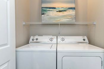 In home stacked washer/dryer